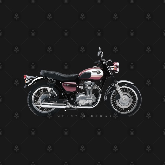 Kawasaki W800 15 red, sn by MessyHighway