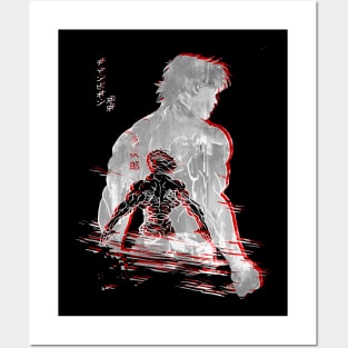 Yujiro Hanma Baki Anime Girl Gift Poster for Sale by Spacefoxart