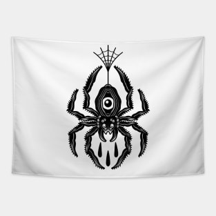 Dark spider Tapestry