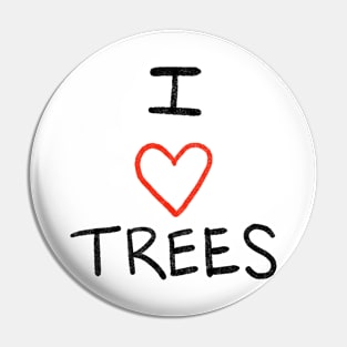 I Heart Trees Pin