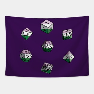 Pride Dice Set: Nonbinary Genderqueer Tapestry