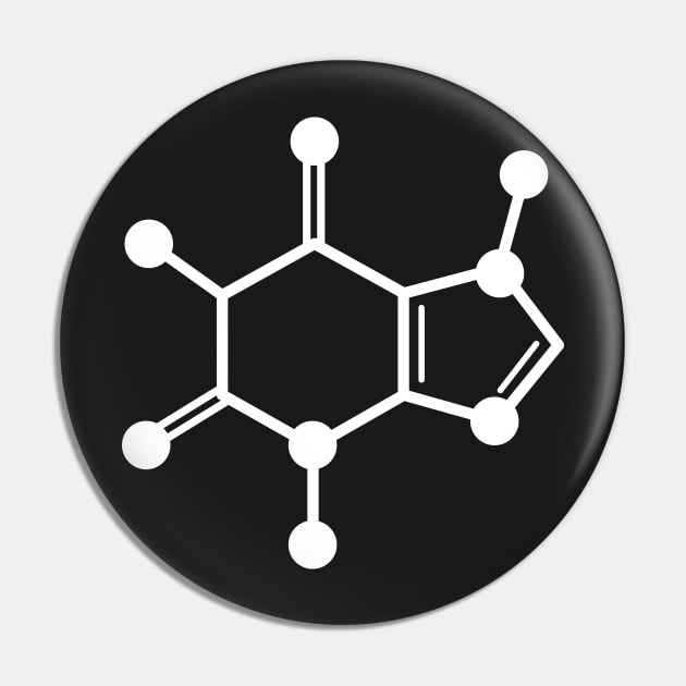 Caffeine Molecule Pin by dotsan