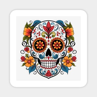 Day of the Dead Sugar Skull 6 Magnet