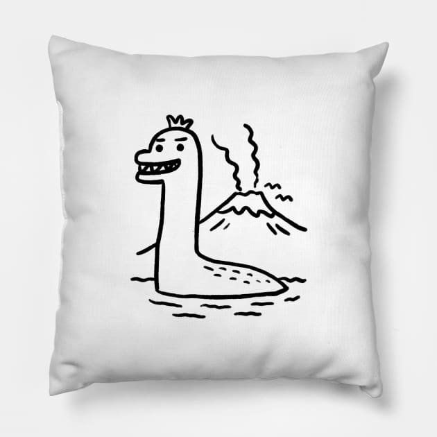 Dinosaur: prince ( back ) Pillow by GACHUU