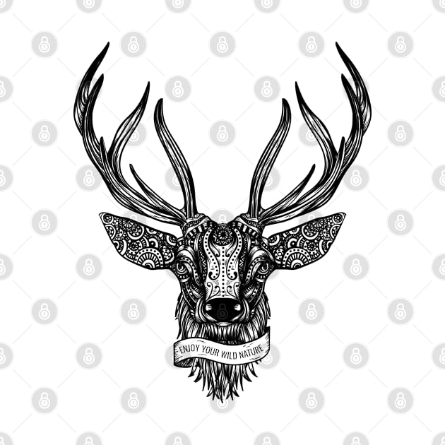 Deer Illustration by TomCage