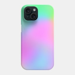 Rainbow Colors Abstract Blurry Gradient Ombre Soft Tie Dye Look Phone Case