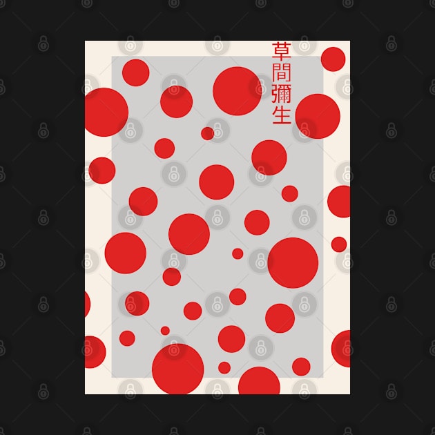 Yayoi Kusama Red Dots by VanillaArt