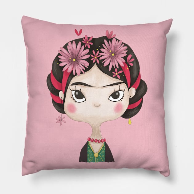 frida kahlo Pillow by violinoviola