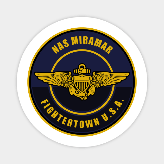 NAS Miramar Fightertown U.S.A. Magnet by Tailgunnerstudios