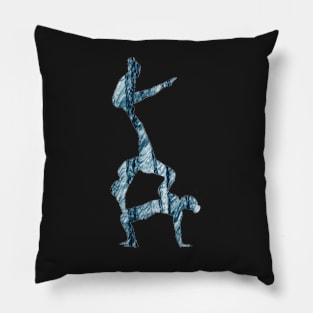 An acrobatic women’s group Pillow