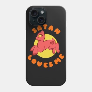 Satan Loves Me Red Phone Case