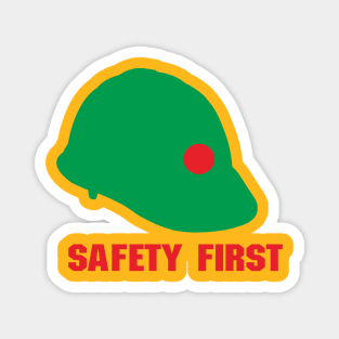 Safety First Helmet Magnet