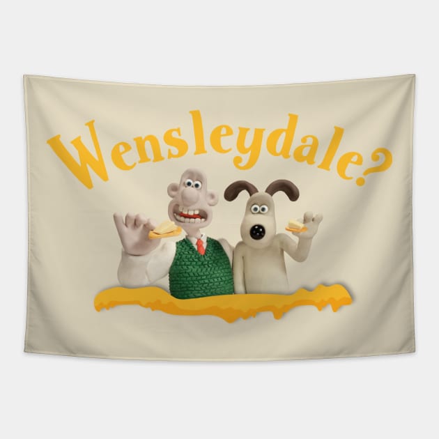 Wensleydale? Wallace and Gromit Tapestry by abbygator