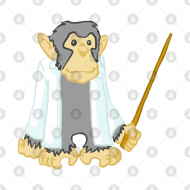 Asplenia Studios Academic Chimps: The Professor by AspleniaStudios