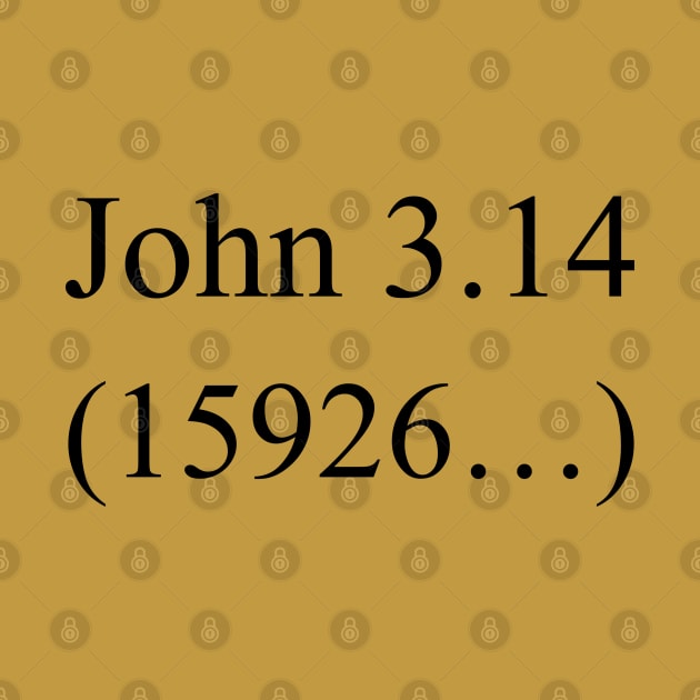 John 3:16 parody, Pi design by PrintArtdotUS