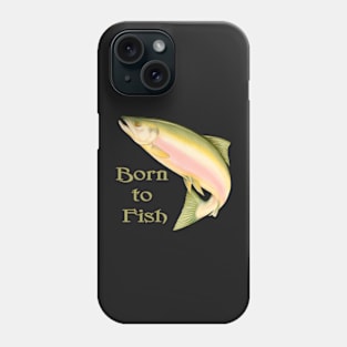 Born to Fish Leaping Salmon Phone Case