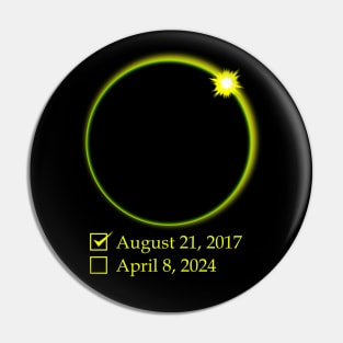 Solar Eclipse checklist Pin