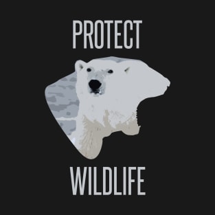 Protect wildlife - polar bear design T-Shirt