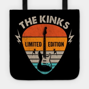 Vintage Kinks Name Guitar Pick Limited Edition Birthday Tote