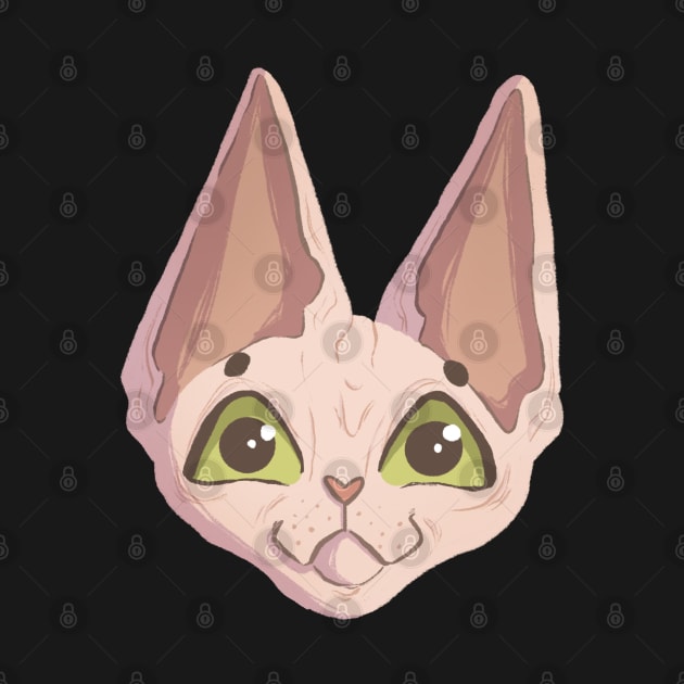 Sphinx Cat Head by Catstyle