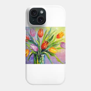 Bouquet of tulips Phone Case