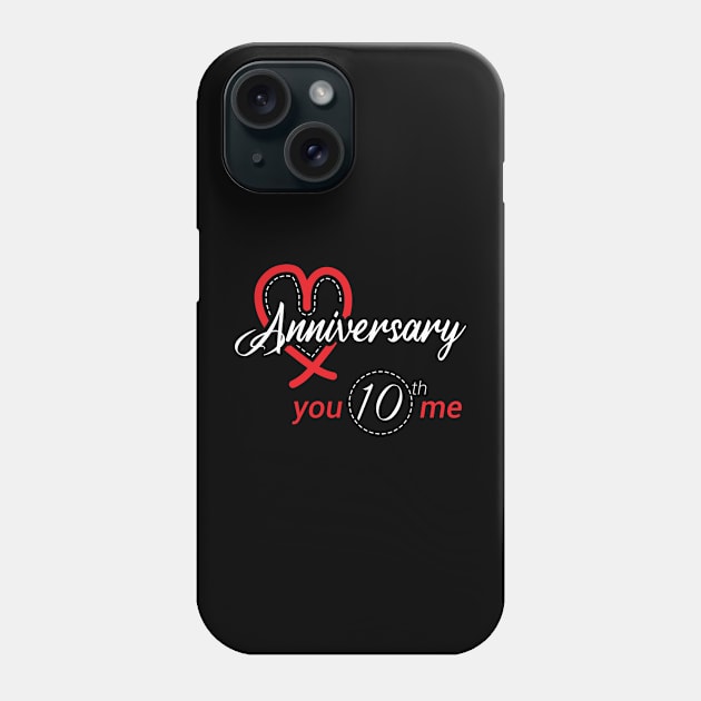 10th Anniversary you and me Phone Case by artfarissi