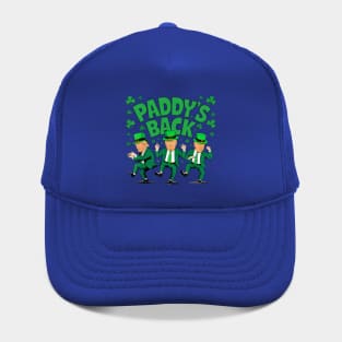 Groovy Paddys Back Trump Dancing Shamrock St Patricks Day Hat