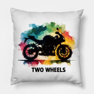 Two wheels Pillow