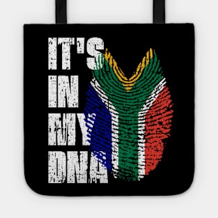 IT'S IN MY DNA South Africa Flag Boy Girl Gift Tote