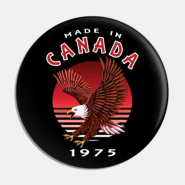 Flying Eagle - Made In Canada 1975 Pin by TMBTM