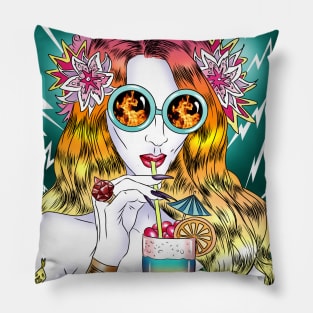 Beach Frenzy Pillow