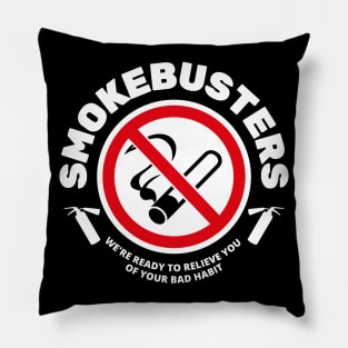 Smokebusters No Smoking Logo Pillow