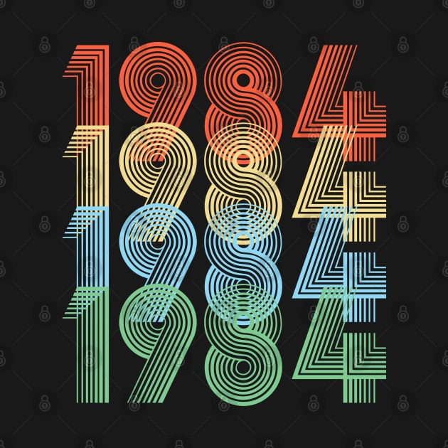 Retro 1984 Birthday by Dirty Custard Designs 