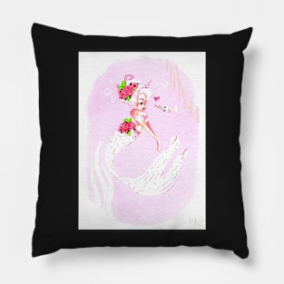 Mermaid Unicorn with a Narwhal Friend Pillow