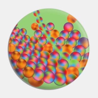 Multicolor balls Pin