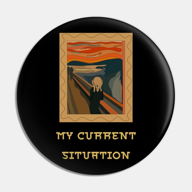 Munch Pin by vaporgraphic