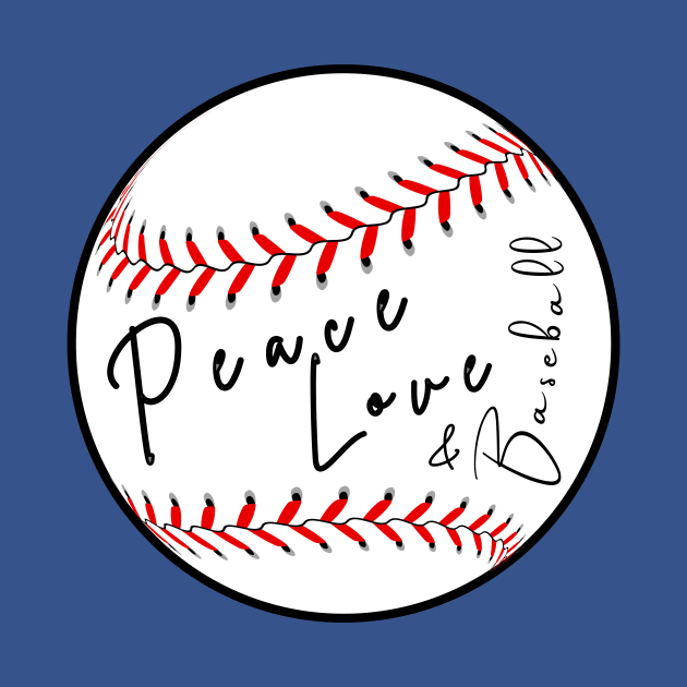 PLB signed baseball by Peace Love and Baseball