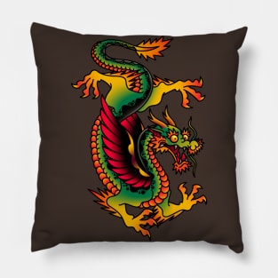 OldSalt American Traditional Dragon Pillow