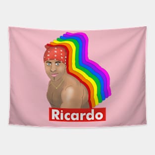 Dank Ricardo Milos Dancing Gay Pride Month Meme Tapestry