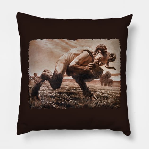 L’heure Du Faune Pillow by UndiscoveredWonders