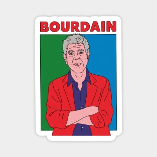 Anthony Bourdain Pop Art Original Design Magnet