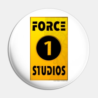 Force 1 Studios Gold Bar Logo (Light Shirts) Pin