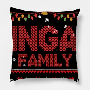 Inga Family Christmas, Name Xmas , Merry Christmas, Name , Birthday, Middle name Pillow