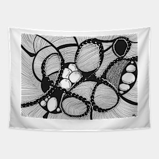 Abstract Black rings Tapestry