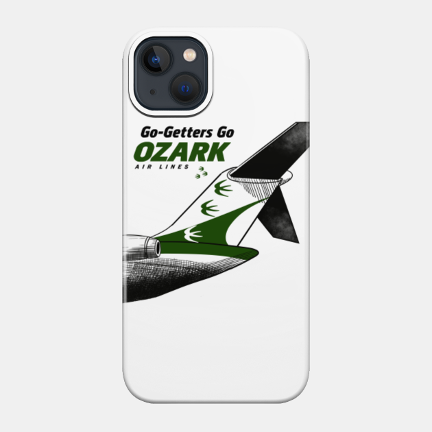 Go Gettters Go Ozark Airlines - Green Non Distressed - Ozark Airlines - Phone Case