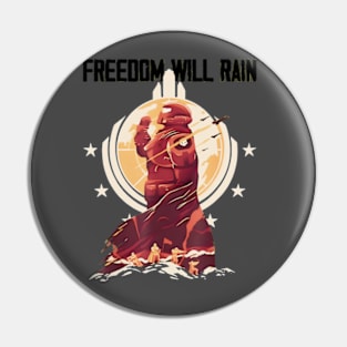 Freedom Will Rain Hell of Diver Helldiving Lovers Pin