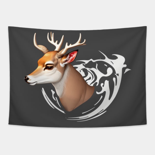 Deer & antelope || antelope || buck || caribou || cervine || chamois || deer || doe || elk Tapestry by FASHION FIT