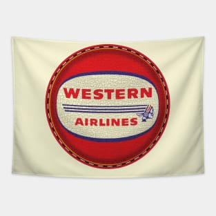 Western Airlines Tapestry