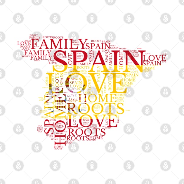 Spain Love, Home, Roots, and Family Map by maro_00