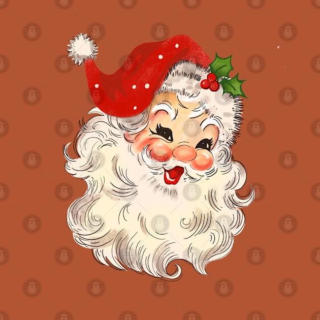 Vintage Santa No. 3 by LMHDesigns